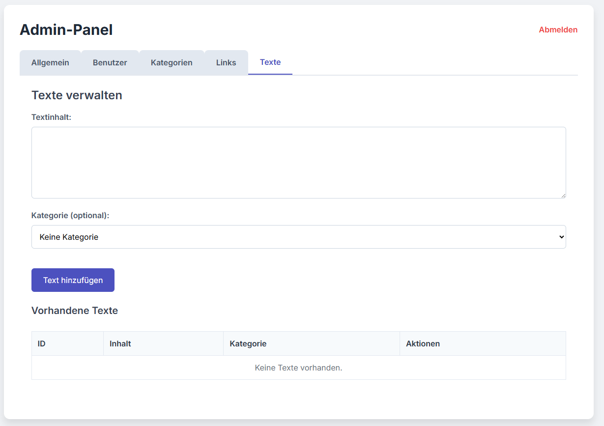DigiLinks Admin Screenshot 6